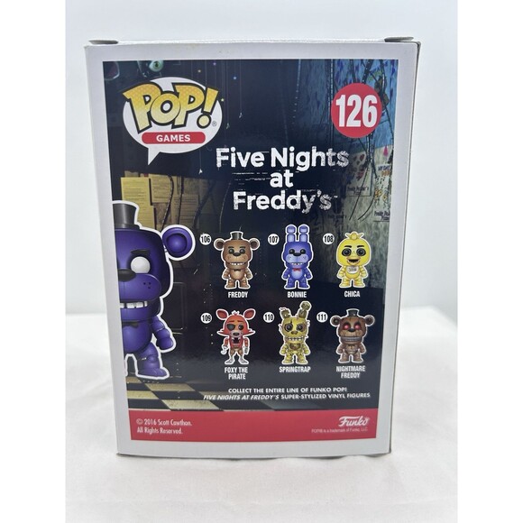 Shadow Freddy in Box Five Nights at Freddys Pop Figurine - Picture 8 of 10